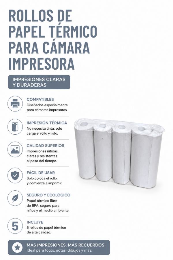 Producto - Repuesto papel mini impresora