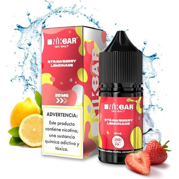 Producto - NIKBAR NICSALT STRAWBERRY LEMONADE (FRUTILLA Y LIMÓN) 30ML 35MG