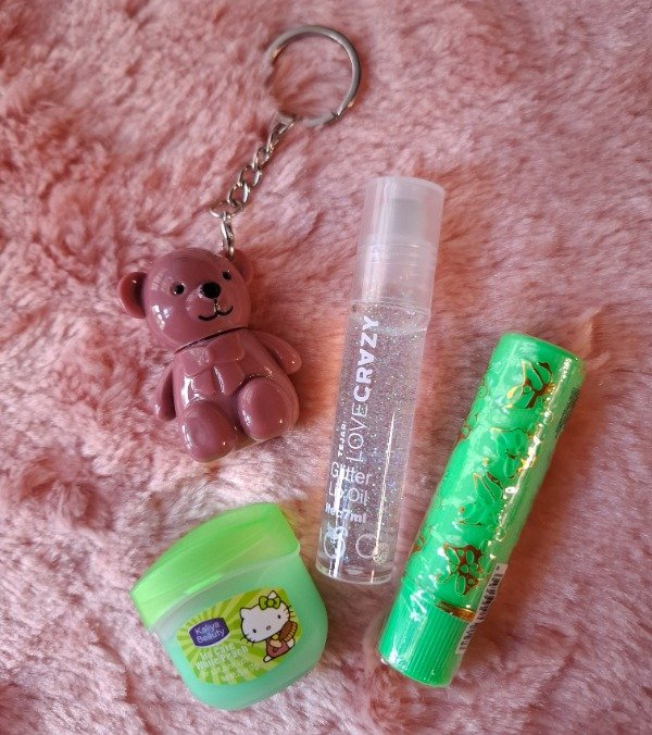 Producto - Kit labial mágico + osito llavero