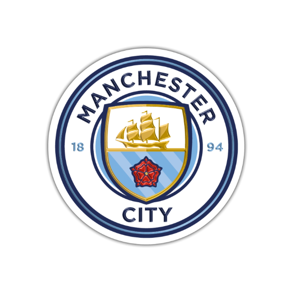 Producto - Manchester City - Vinilo blanco + laca sectorizada