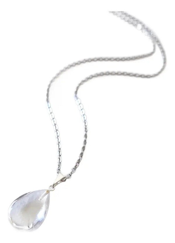 Producto - Collar Gota Cuarzo Cristal Claridad - 2