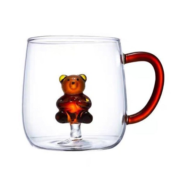 Producto - taza de vidrio con oso