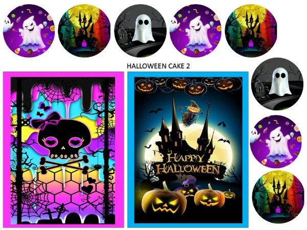 Producto - LAMINA TORTA RECTANGULAR O CAKE PIÑATA HALLOWEEN 2
