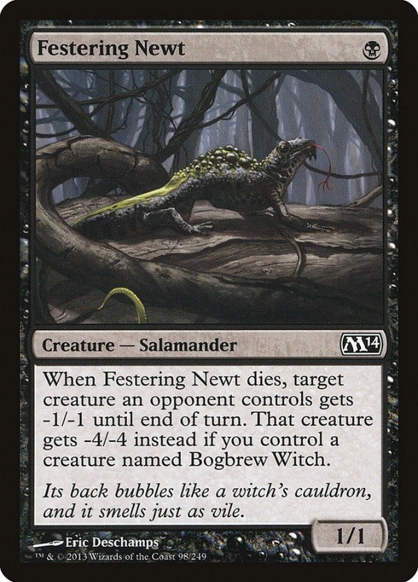 Producto - Festering Newt  Magic 2014 Core Set