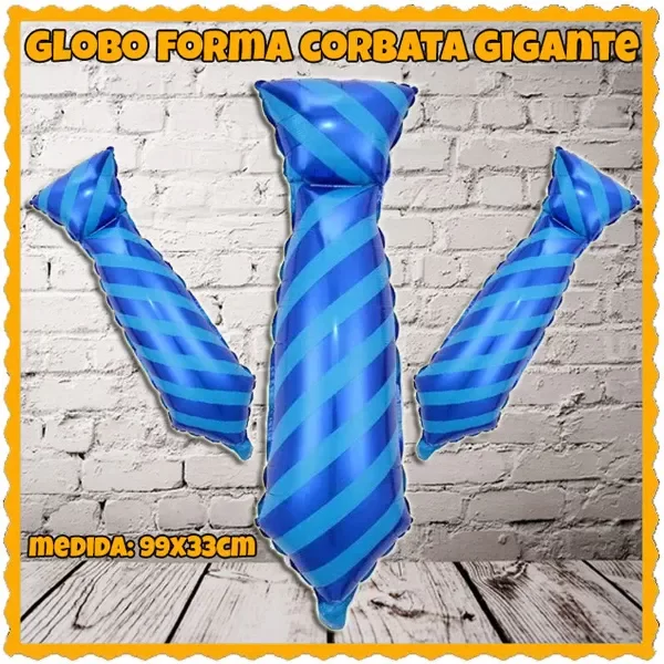Producto - Globo Forma Corbata Gigante 99cm jefe en pañales papa hombre