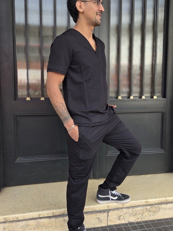 Producto - OLIVO SPANDEX (Negro Liso)