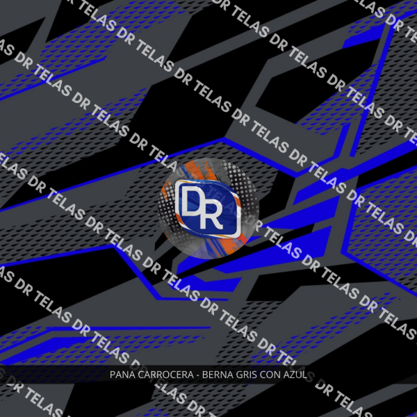 Producto - PANA CARROCERA BERNA GRIS CON AZUL