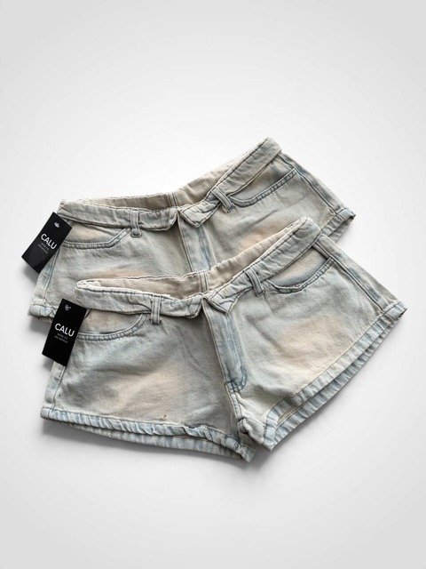 Producto - SHORT DE JEAN OXIDO DOB CINT YINDI 0855