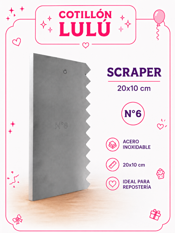 Producto - SCRAPER N6 20x10cm COOPER