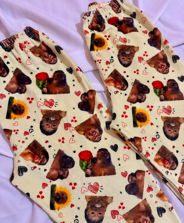 Producto - Pantalón de plush monito capuchino