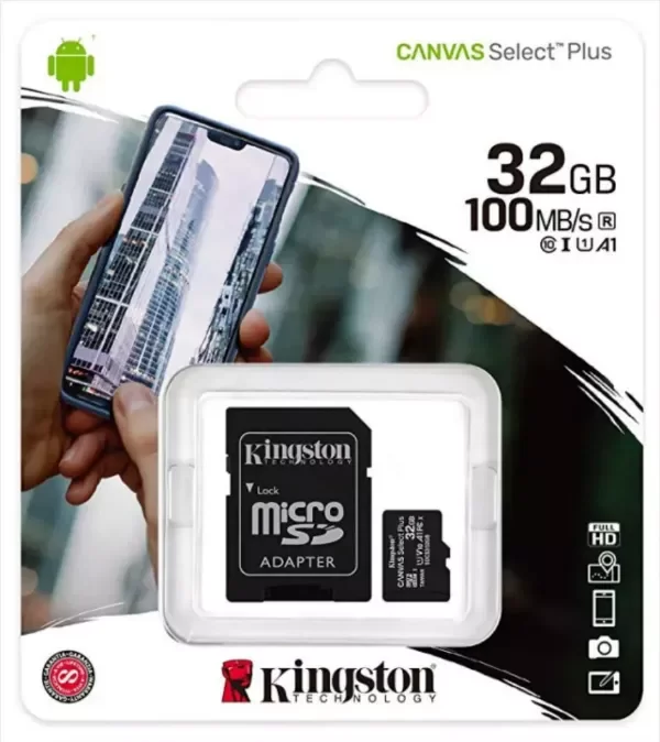 Producto - Micro SD Kingston Canvas Select Plus 32GB