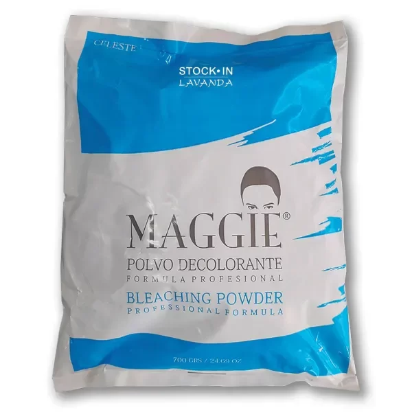 Producto - Polvo Decolorante Blanco, Celeste, Mentolado X 700 Gr. - Maggie - 1