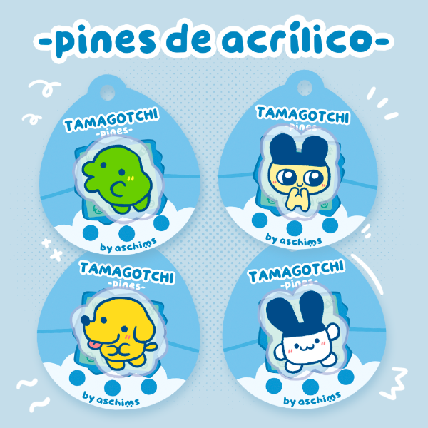 Producto - PREVENTA - Pines Tamagotchi