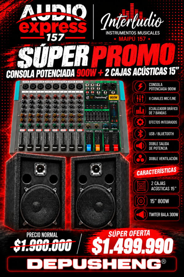Producto - OFERTA COMBO AUDIO 3