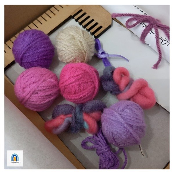 Producto - Kit Telar TAPIZ Paleta Morados