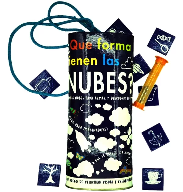 Producto - Que forma tienen las nubes - Un juego de Observación y Creatividad