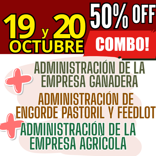 Producto - COMBO 3 CURSOS: Admin Ganadera + Engorde Pastoril y Feedlot + Admin Agrícola - 0