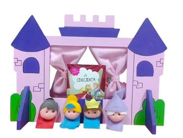 Producto - LA CENICIENTA - TEATRO + CUENTO + TÍTERES DEDOS
