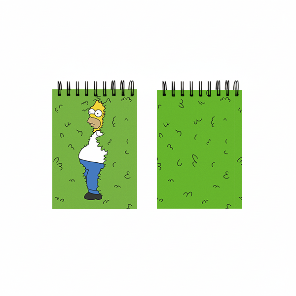 Producto - Homero Arbusto - Anotador Los Simpson