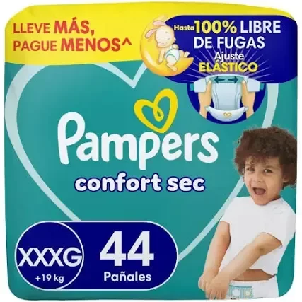 Producto - Pampers Confort sec xxxg 44 unid