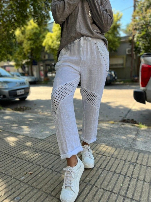 Producto - PANTALON DE LINO ITALIANO PURE