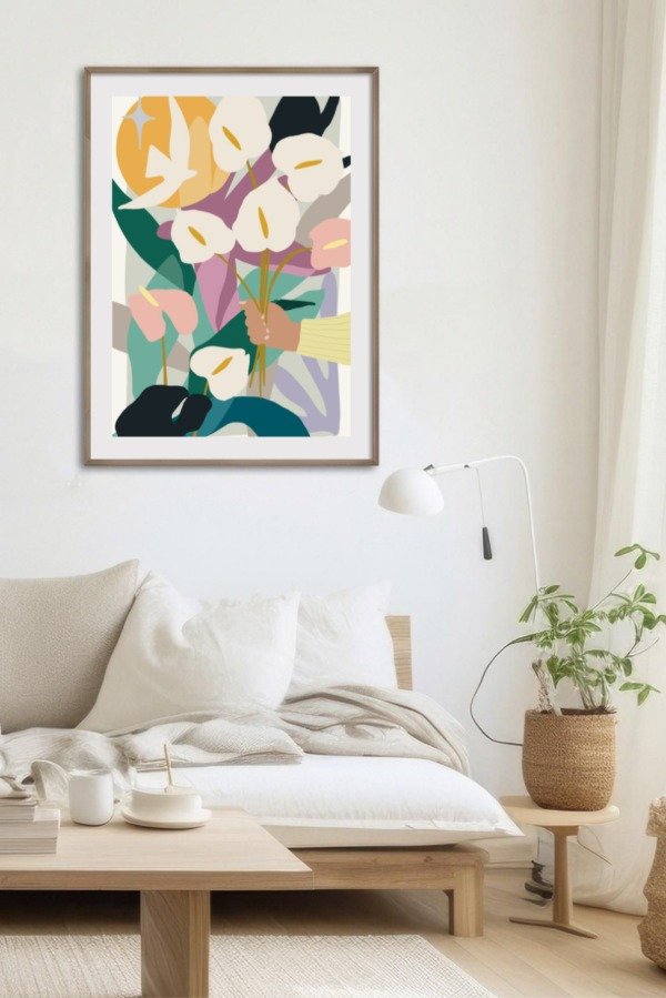 Producto - Lámina enmarcada "Un ramito"