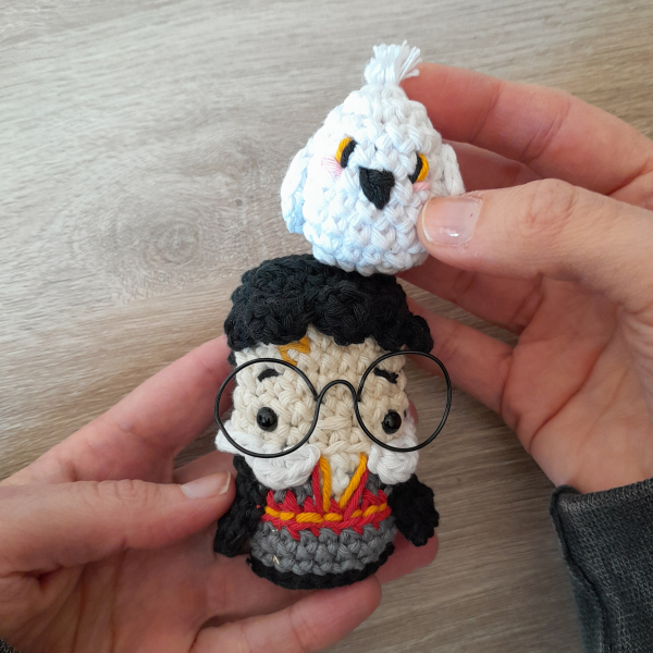 Producto - Harry potter + Hedwig Mini - Harry Potter amigurumi - 1
