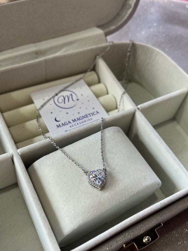 Producto - Collar heart diamante