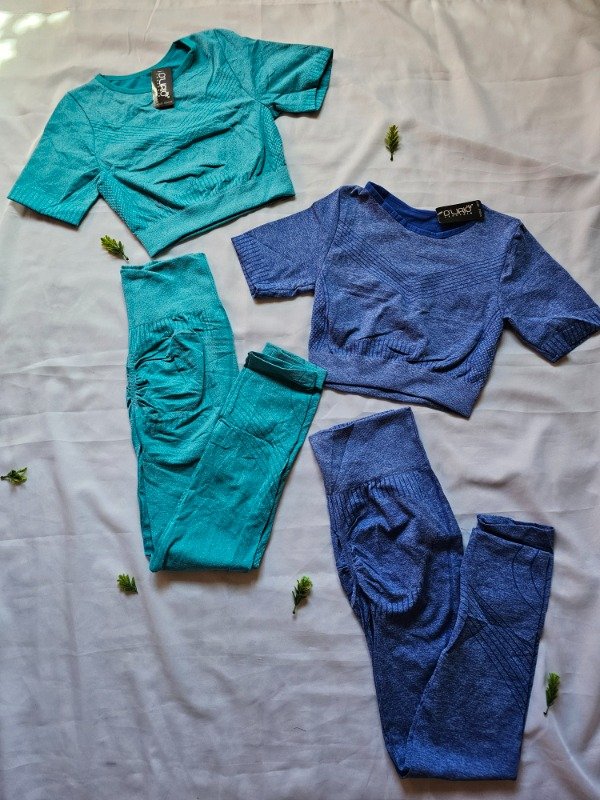 Producto - SET DEPORTIVO TOP mangas cortas + CALZA LARGA
