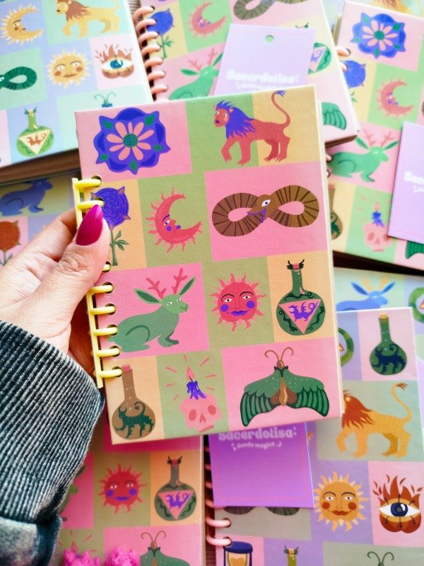 Producto - Cuaderno A6 ALQUIMIA ROSA