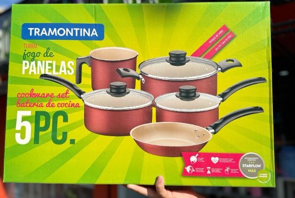 Producto - Juego de cacerolas Tramontina 5pcs