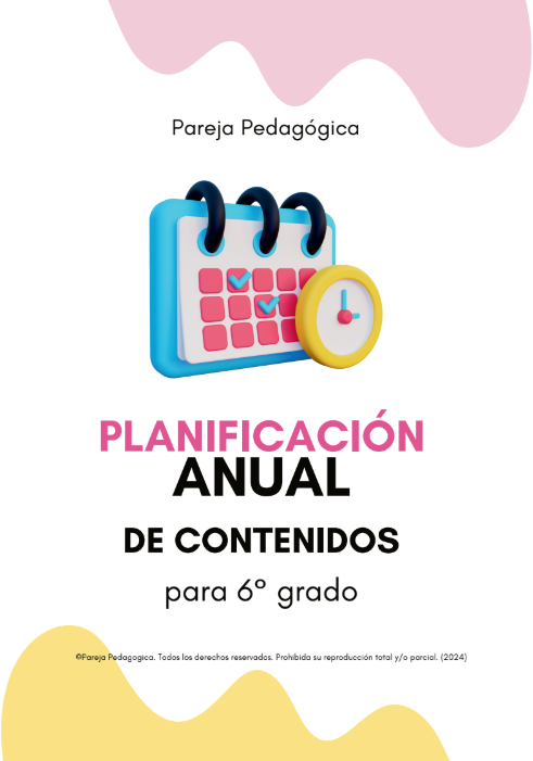 Producto - Planificación Anual de Sexto Grado - Nivel Primario