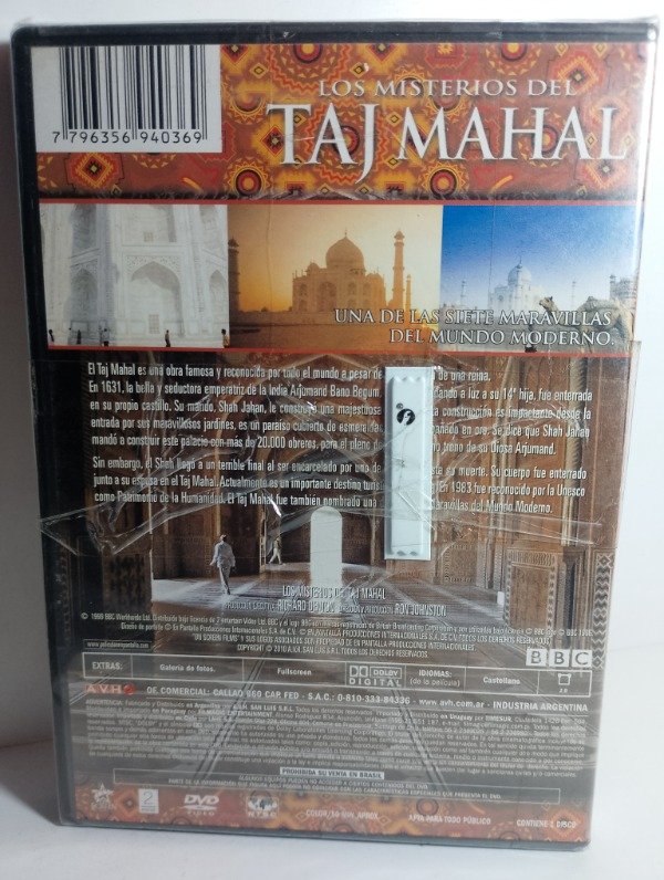 Producto - Los Misterios del Taj Mahal - Documentales BBC - DVD - 1
