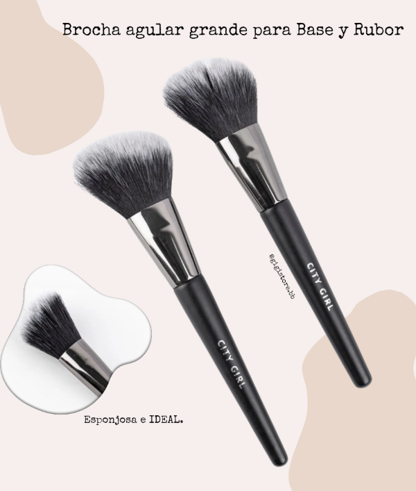 Producto - Brocha Angular Base y Rubor City Girl
