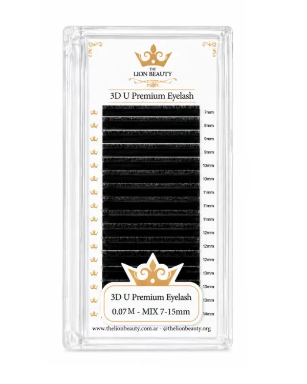 Producto - Extensiones 3D U - M Mix - The Lion Beauty