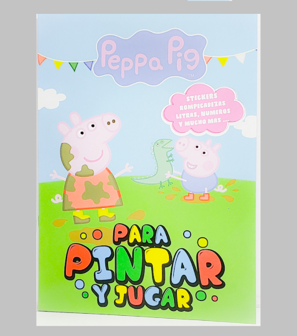 Producto - Libro de Colorear Peppa Pig Con Stickers 6256