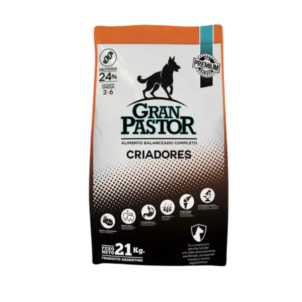 Producto - Gran Pastor perros adultos razas medianas y grandes 21 Kg