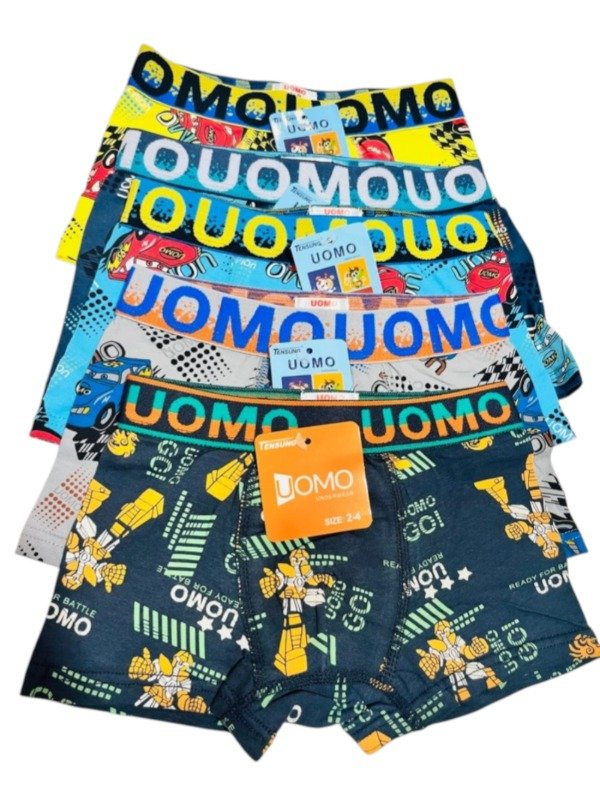 Producto - Boxer Uomo Niños x12 Surtido Talle