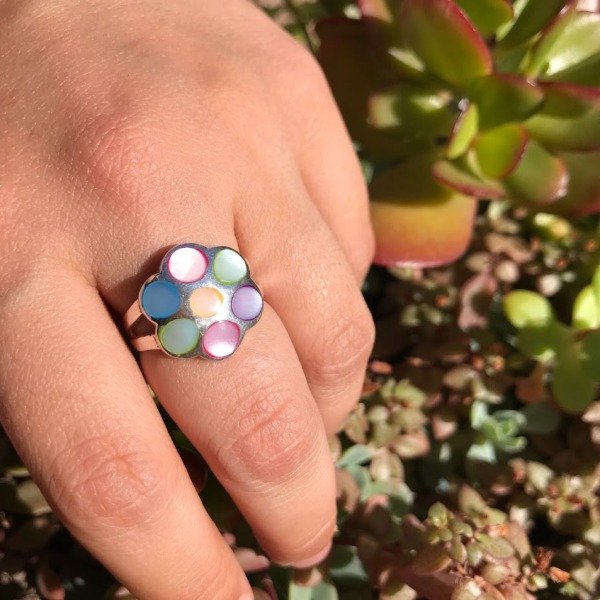 Producto - Anillo Nácar Flor