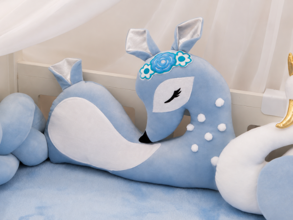 Producto - Set de Chichoneras para Cuna Plush - Bambino (Celeste) - 2