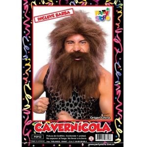 Producto - Peluca Cavernícola (incluye Barba)