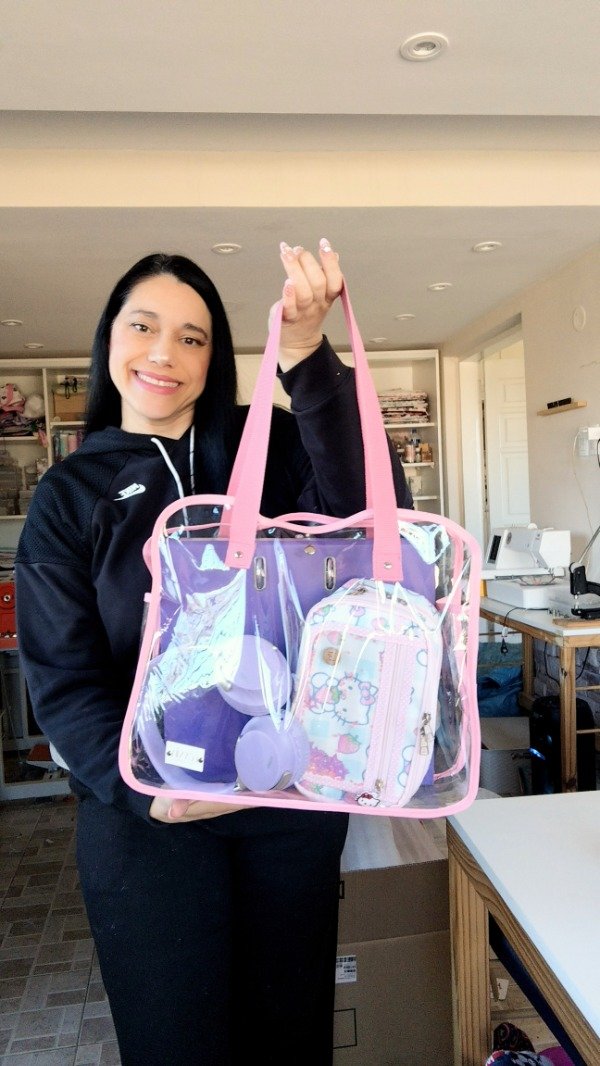 Producto - Bolso transparente para protocolo escolar