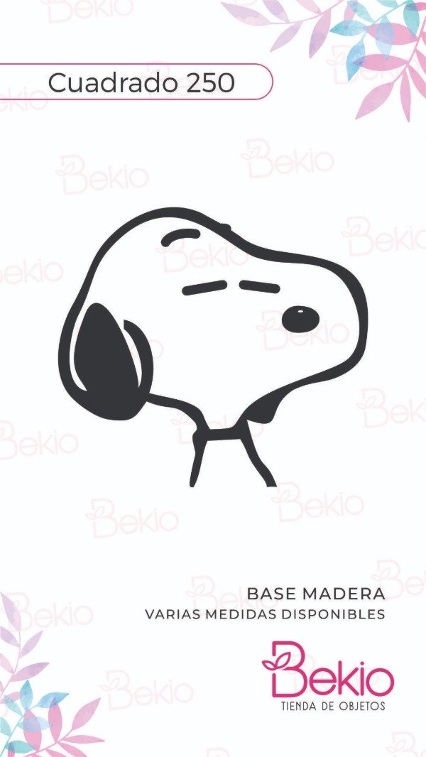 Producto - Sello Cuadrado 250 - Snoopy