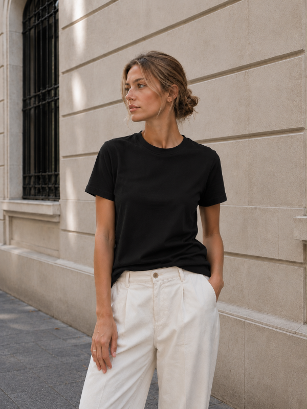 Producto - Remera Jazmin / Negra