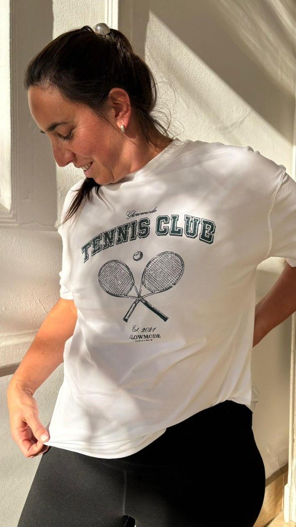 Producto - Remera tennis club blanca