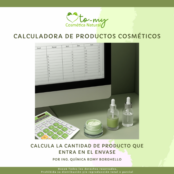 Producto - Calculadora Productos Cosméticos