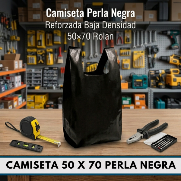 Producto - Camiseta 50 x 70 PERLA NEGRA - BAJA DENSIDAD