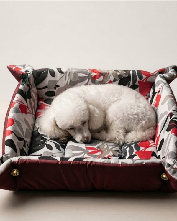 Producto - Moises Colchoneta Cama Para Mascotas Perros chico 4 botones - 0