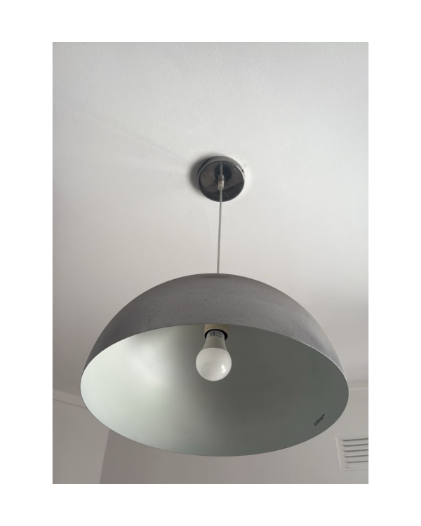 Producto - Lámpara de techo platil-acero	/ 40cm de diám.