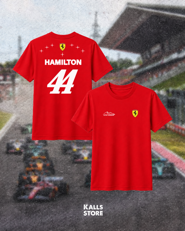 Producto - Remera roja Lewis Hamilton #Monza